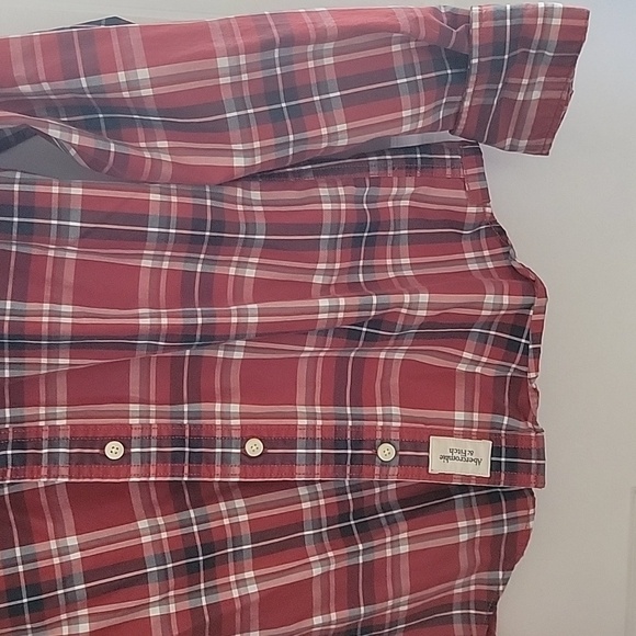 Abercrombie Muscle Plaid Button Up - Picture 2 of 3